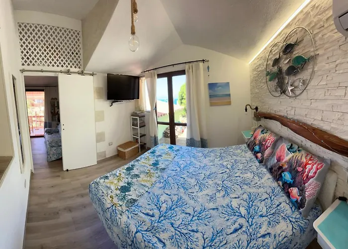 Oasi Del Relax - Seaside Peaceful Panoramic Terrace In Italy - New Sardinia 50 Mt Beach&sea Full Comfort Air Conditioning-wifi-parking-privacy Apartamento